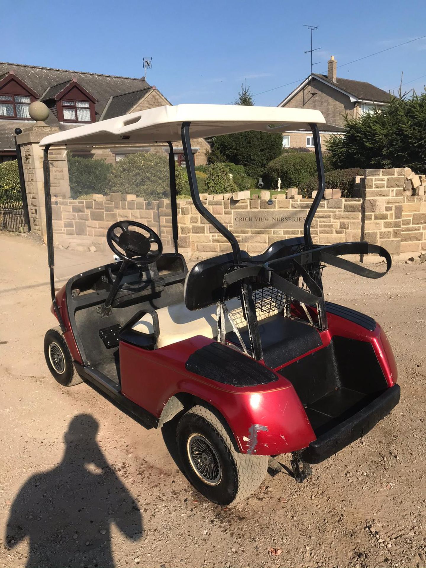 EZGO GOLF CART / BUGGY, RUNS AND DRIVES, PETROL ENGINE, CANOPY *PLUS VAT* - Image 2 of 4