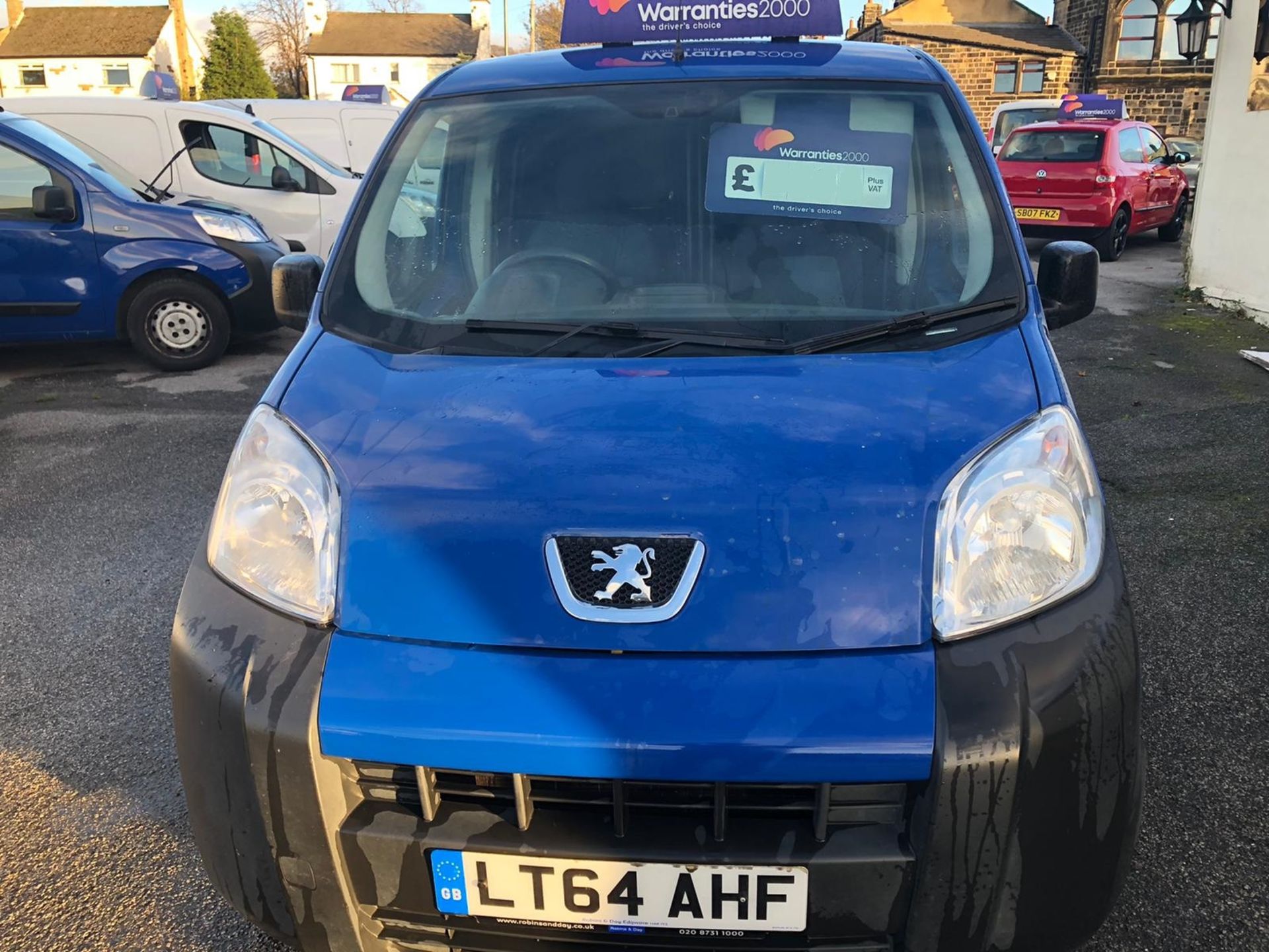 2014/64 REG PEUGEOT BIPPER S HDI 1.25 DIESEL BLUE PANEL VAN, SHOWING 0 FORMER KEEPERS *PLUS VAT* - Image 2 of 10