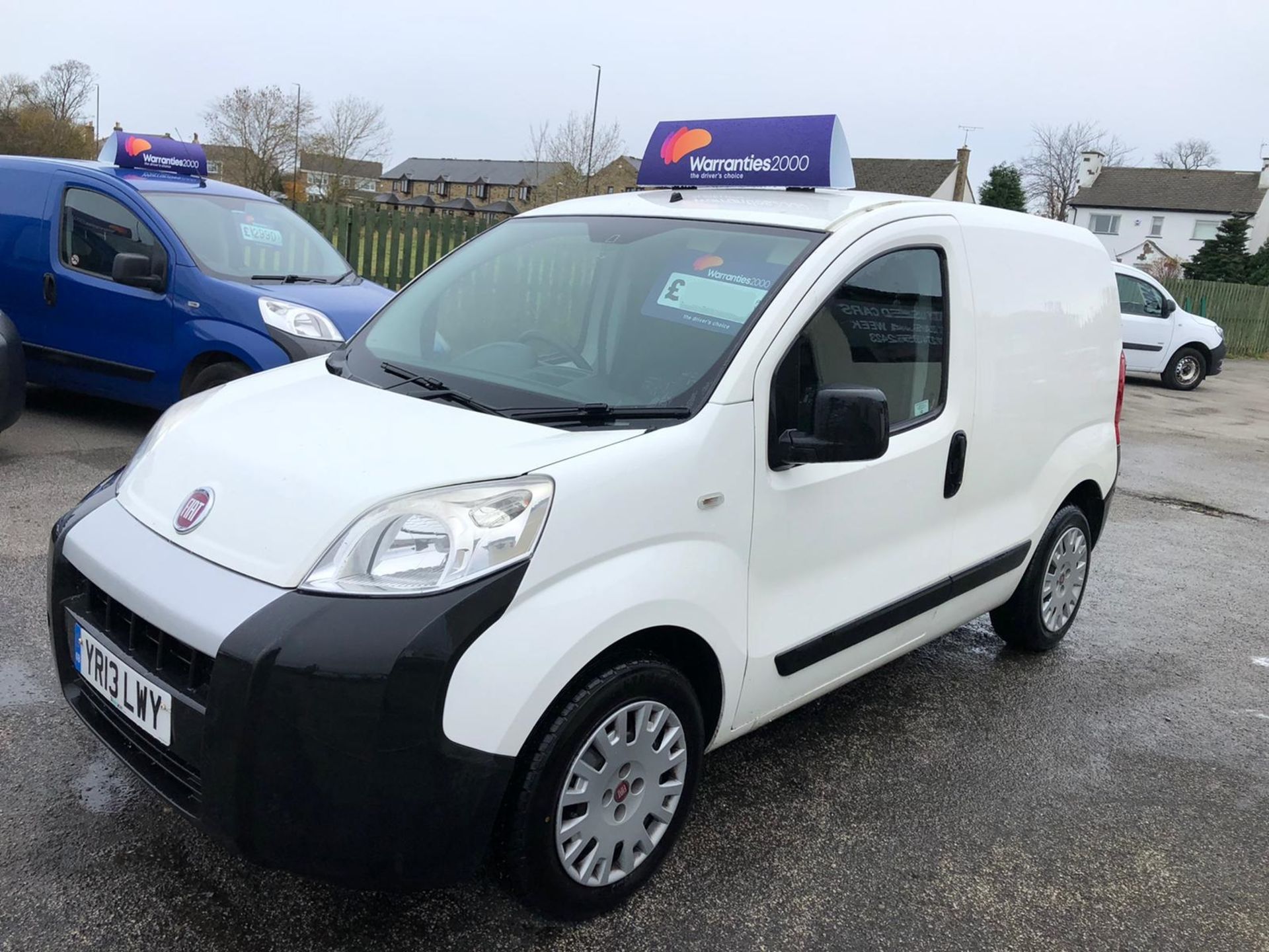 2013/13 REG FIAT FIORINO 16V MULTIJET 1.25 DIESEL PANEL VAN, SHOWING 2 FORMER KEEPERS *PLUS VAT* - Image 2 of 11