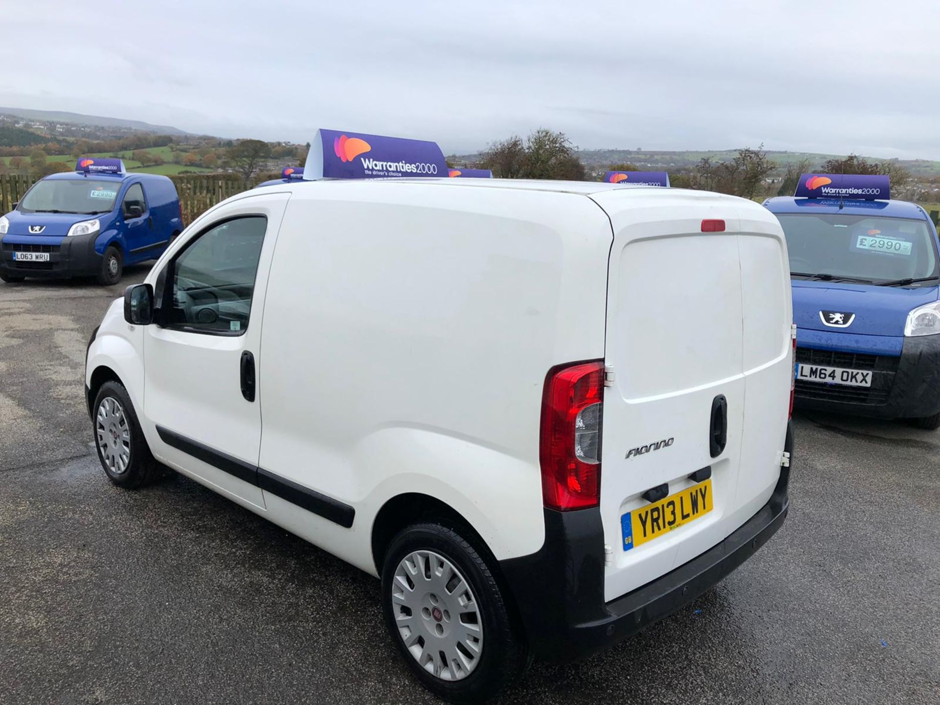 2013/13 REG FIAT FIORINO 16V MULTIJET 1.25 DIESEL PANEL VAN, SHOWING 2 FORMER KEEPERS *PLUS VAT* - Image 4 of 11