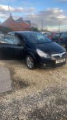 2010/10 REG VAUXHALL CORSA SXI CDTI A/C 1.25 DIESEL BLACK 5 DOOR HATCHBACK, SHOWING 2 FORMER KEEPERS