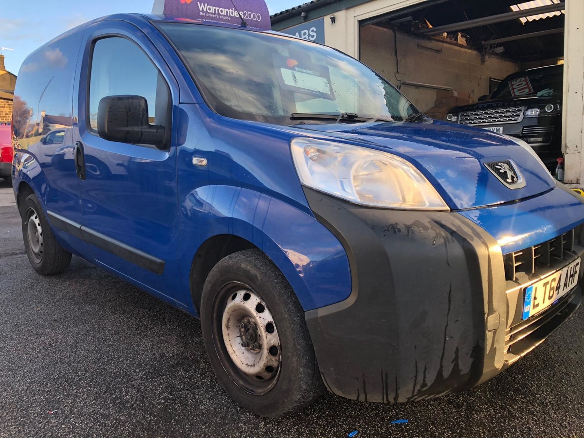 2014/64 REG PEUGEOT BIPPER S HDI 1.25 DIESEL BLUE PANEL VAN, SHOWING 0 FORMER KEEPERS *PLUS VAT*