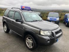 2006/06 REG LAND ROVER FREELANDER FREESTYLE TD 2.0 DIESEL GREY, SHOWING 6 FORMER KEEPERS *NO VAT*