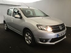 2016/66 REG DACIA SANDERO LAUREATE DCI 1.5 DIESEL SILVER 5DR HATCHBACK, SHOWING 1 FORMER KEEPER