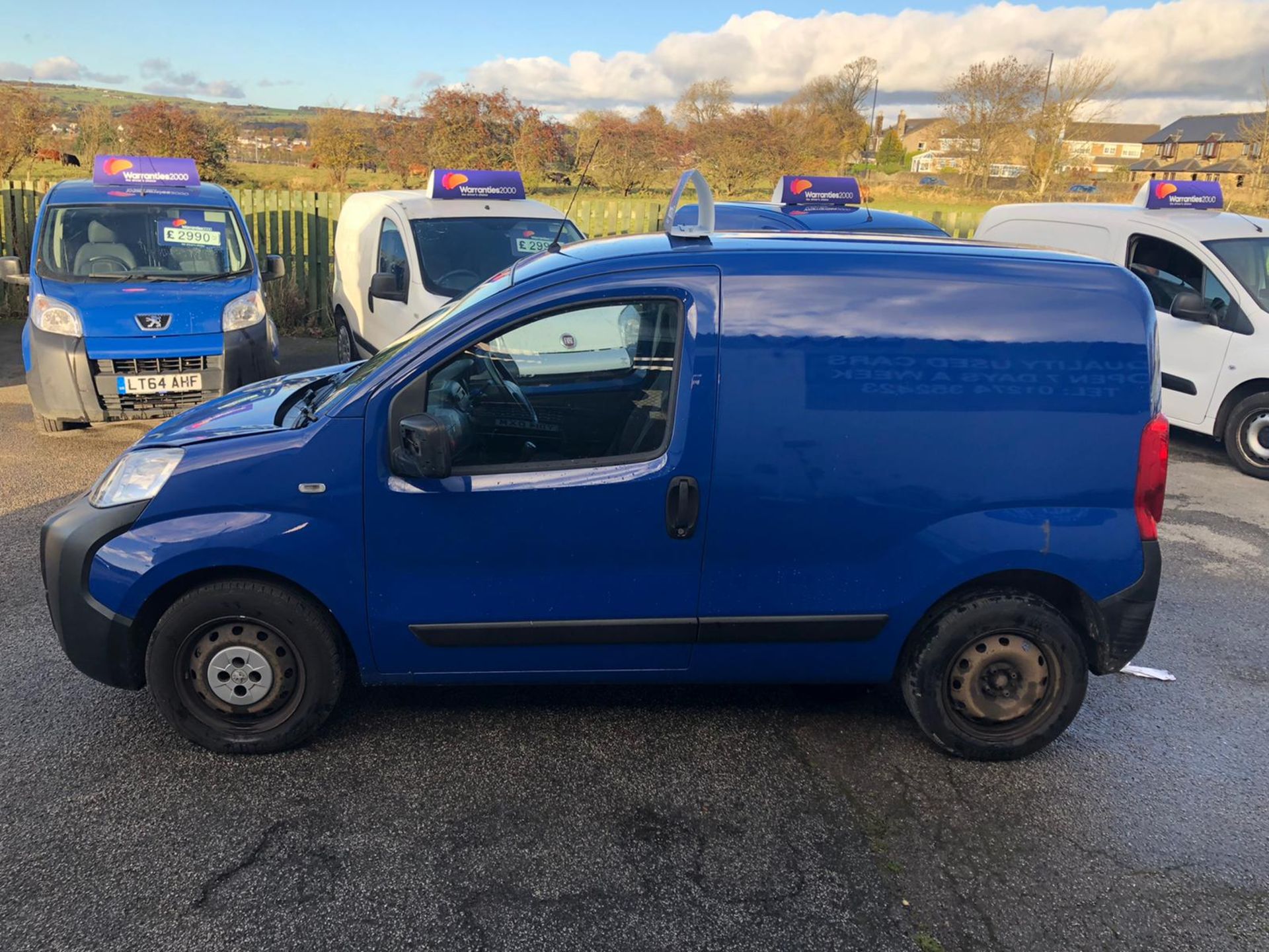 2014/63 REG PEUGEOT BIPPER S HDI 1.25 DIESEL BLUE PANEL VAN, SHOWING 0 FORMER KEEPERS *PLUS VAT* - Image 4 of 9