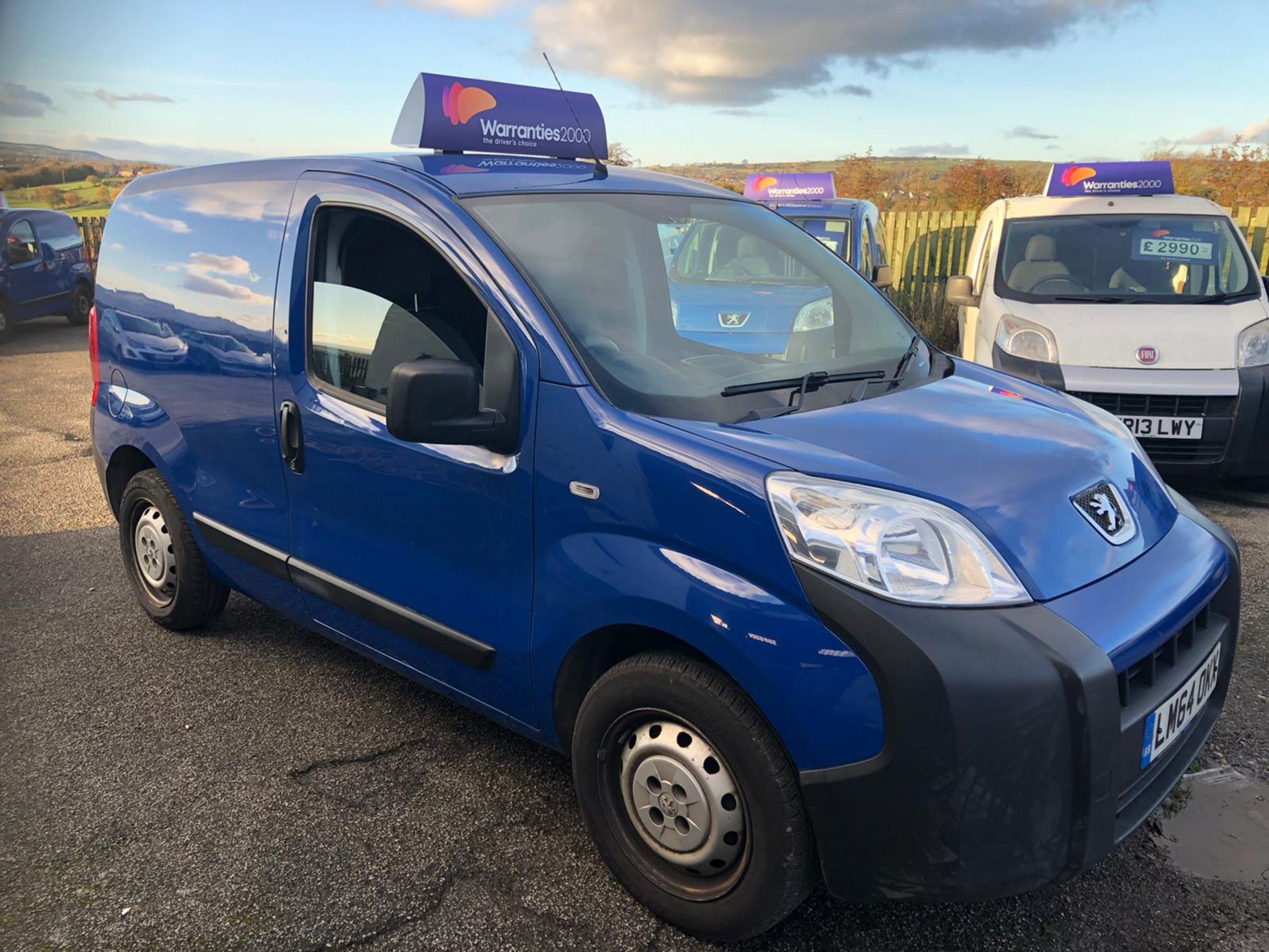 2014/64 REG PEUGEOT BIPPER S HDI 1.25 DIESEL BLUE PANEL VAN, SHOWING 0 FORMER KEEPERS *PLUS VAT*