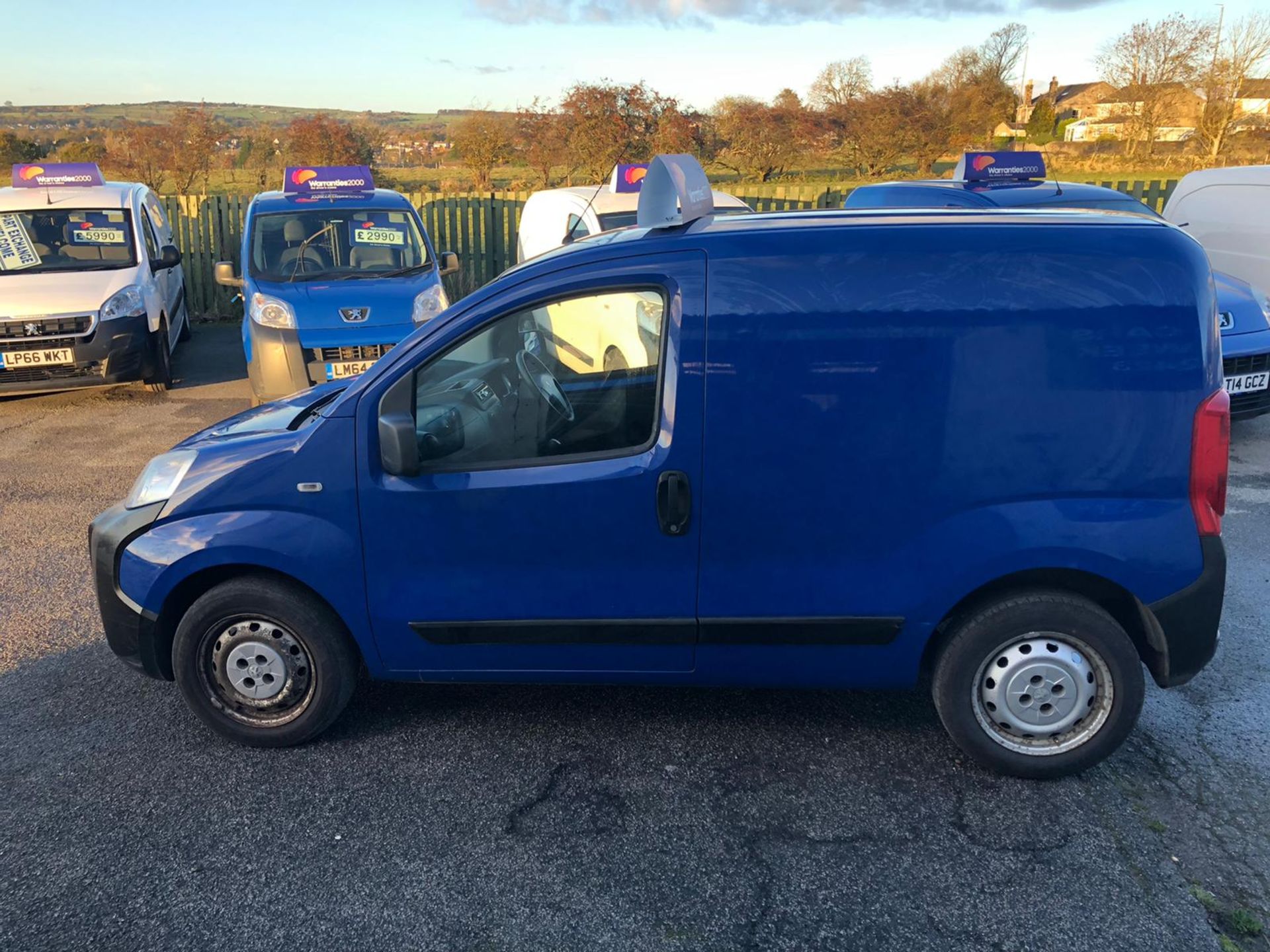 2014/14 REG PEUGEOT BIPPER S HDI 1.25 DIESEL BLUE PANEL VAN, SHOWING 0 FORMER KEEPERS *PLUS VAT* - Image 3 of 10