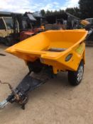 CRUISER TURBOCAST 1000 TOW BEHIND SALT SPREADER, WORKS, *PLUS VAT*