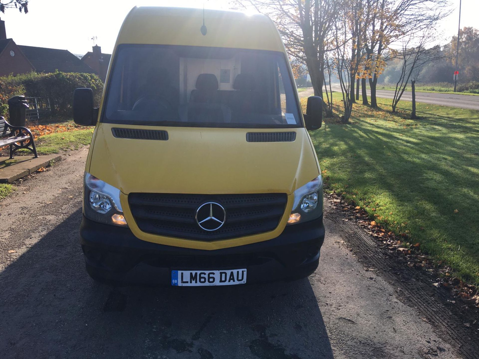 2016/66 REG MERCEDES-BENZ SPRINTER 314 CDI 2.2 DIESEL YELLOW PANEL VAN, AD BLUE, BLUE EFFICIENCY - Image 2 of 28