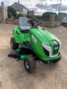 VIKING MT4112 S RIDE ON MULCHER MOWER, RUNS, DRIVES AND CUTS, EX DEMO CONDITION - LIKE BRAND NEW