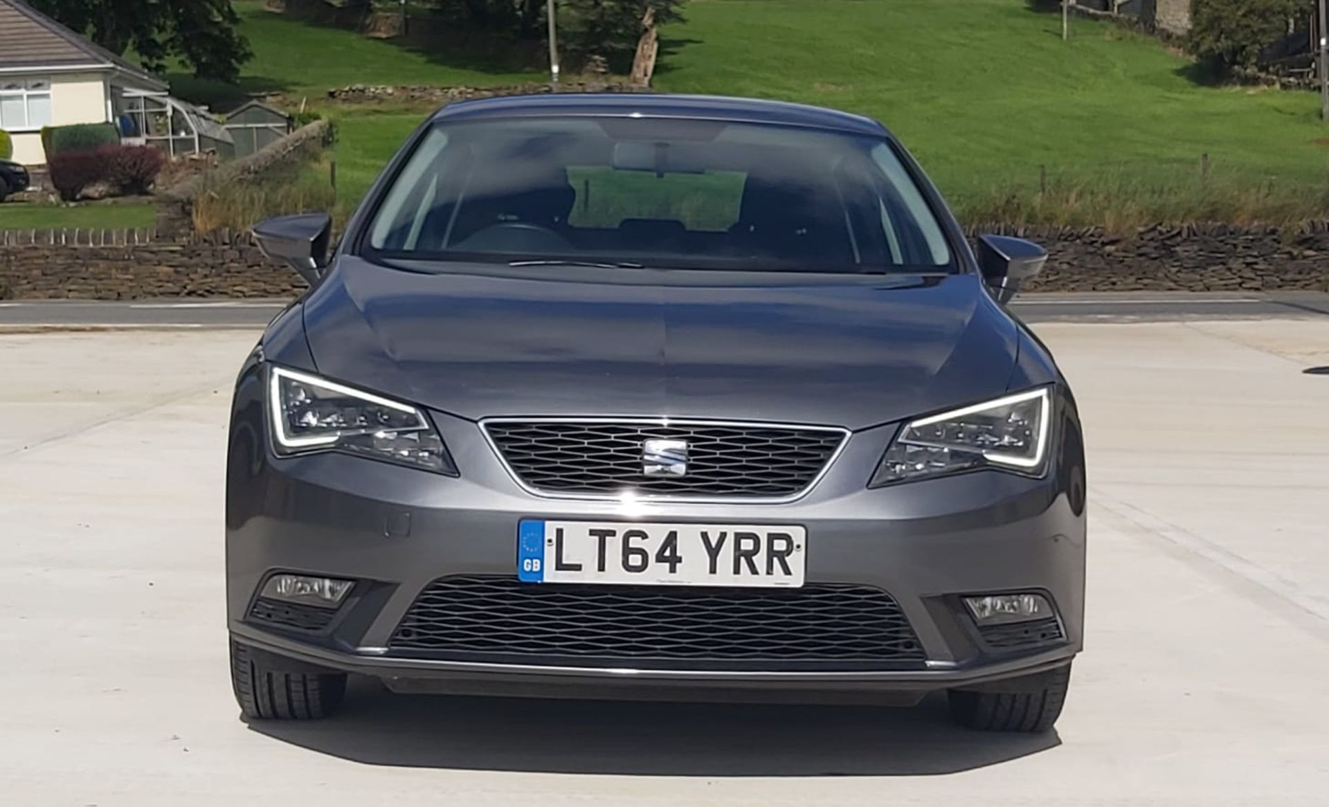 2014/64 REG SEAT LEON SE TECHNOLOGY TDI 1.6 DIESEL GREY 5DR HATCHBACK, SHOWING 0 FORMER KEEPERS - Image 2 of 15