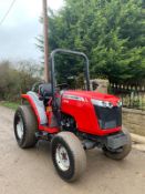 2017/18 MASSEY FERGUSON 1740 COMPACT TRACTOR, RUNS AND DRIVES, ROAD REGISTERED *PLUS VAT*