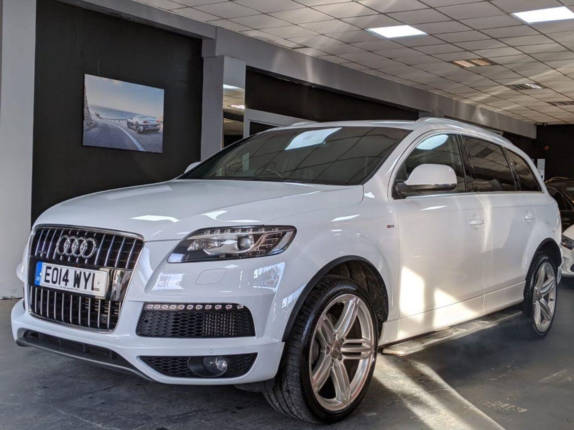 2014/14 REG AUDI Q7 S LINE + TDI QUATTRO 3.0 DIESEL AUTO 245 PS 7 SEAT, NO VAT - (ONLY ON BP) - Image 2 of 36