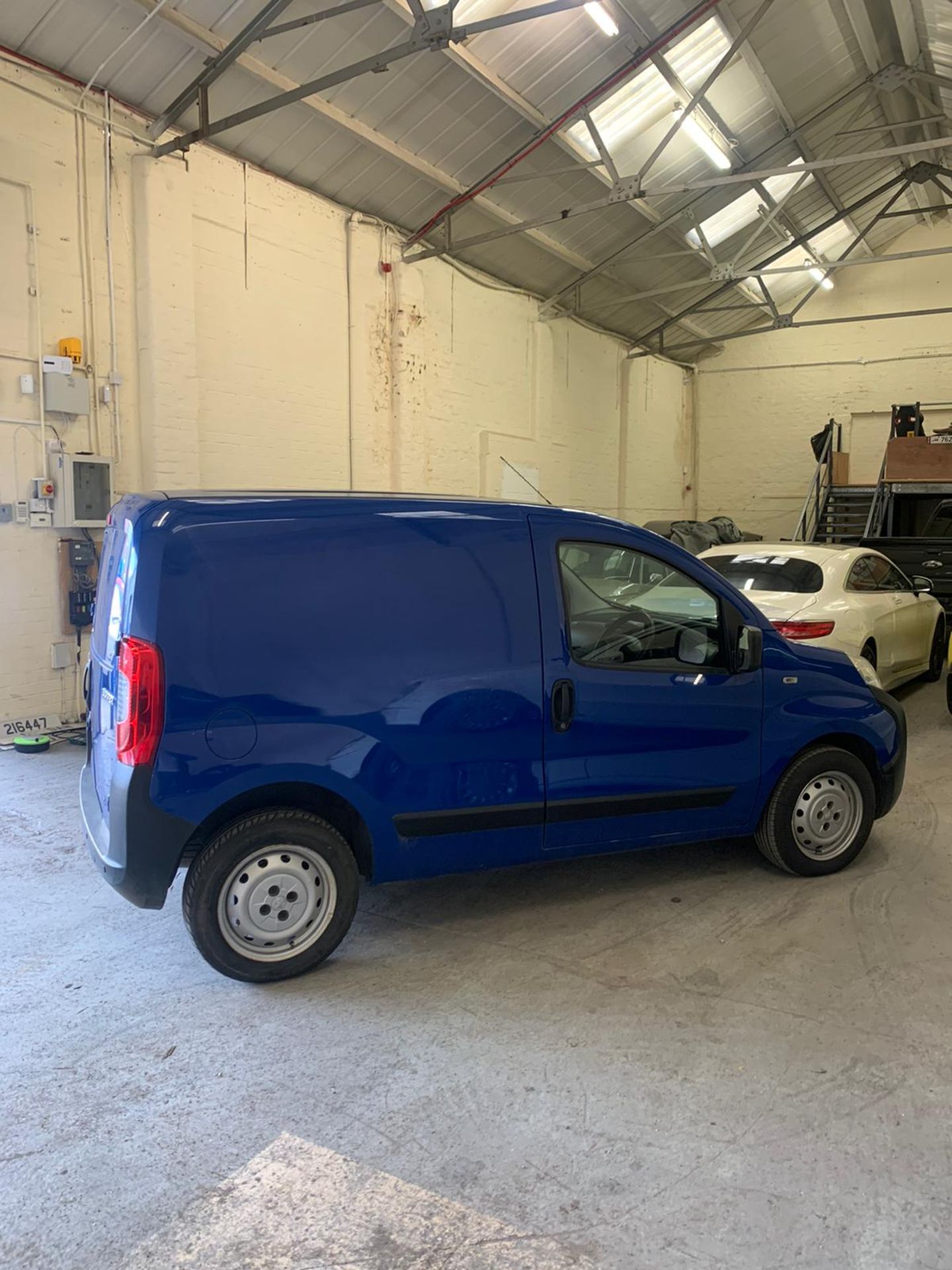 2014/14 REG PEUGEOT BIPPER S HDI 1.25 DIESEL BLUE PANEL VAN, SHOWING 0 FORMER KEEPERS PLUS VAT