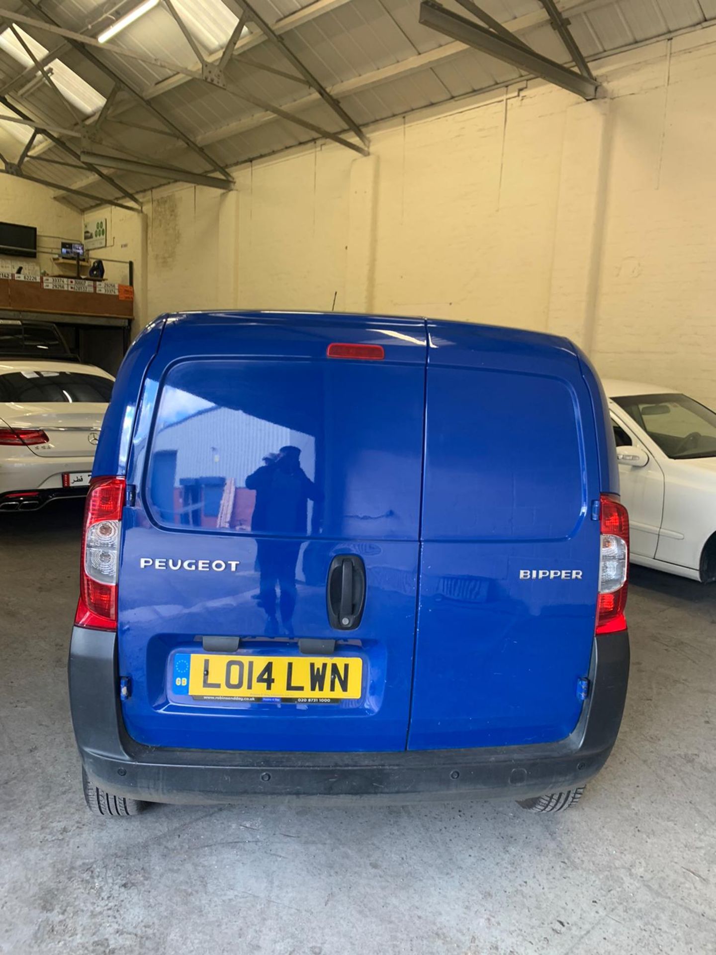 2014/14 REG PEUGEOT BIPPER S HDI 1.25 DIESEL BLUE PANEL VAN, SHOWING 0 FORMER KEEPERS PLUS VAT - Image 4 of 8