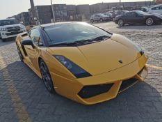 LATE 2003 LAMBORGHINI GALLARDO 5.0L PETROL LHD YELLOW AND BLACK 2DR COUPE - C/W NOVA PIN *NO VAT*