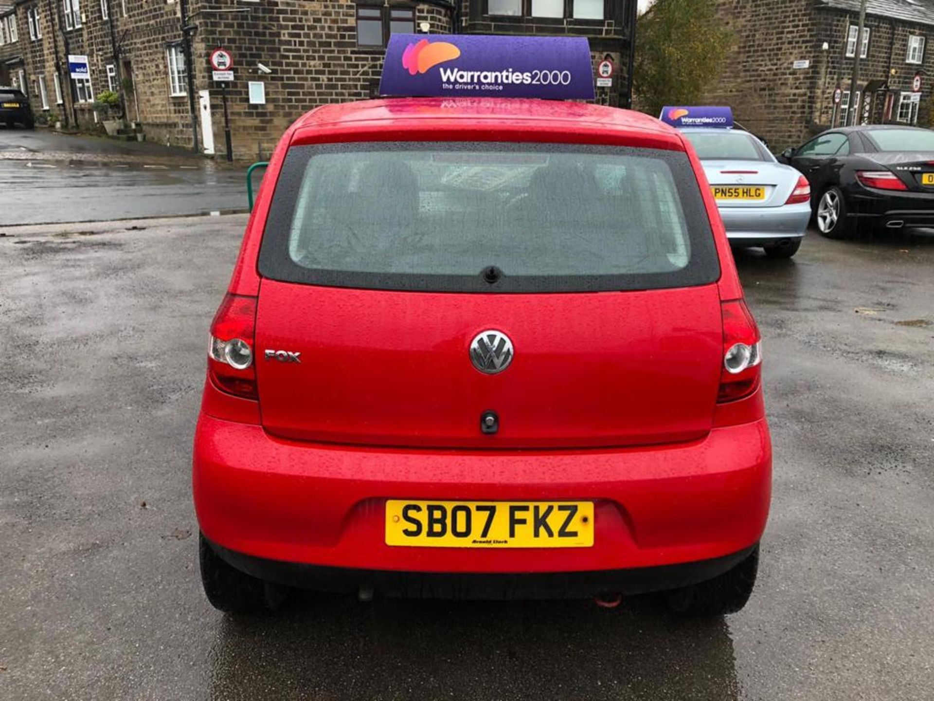 2007/07 REG VOLKSWAGEN FOX 55 1.2 PETROL RED 3 DOOR HATCHBACK, SHOWING 1 FORMER KEEPER *NO VAT* - Image 4 of 9