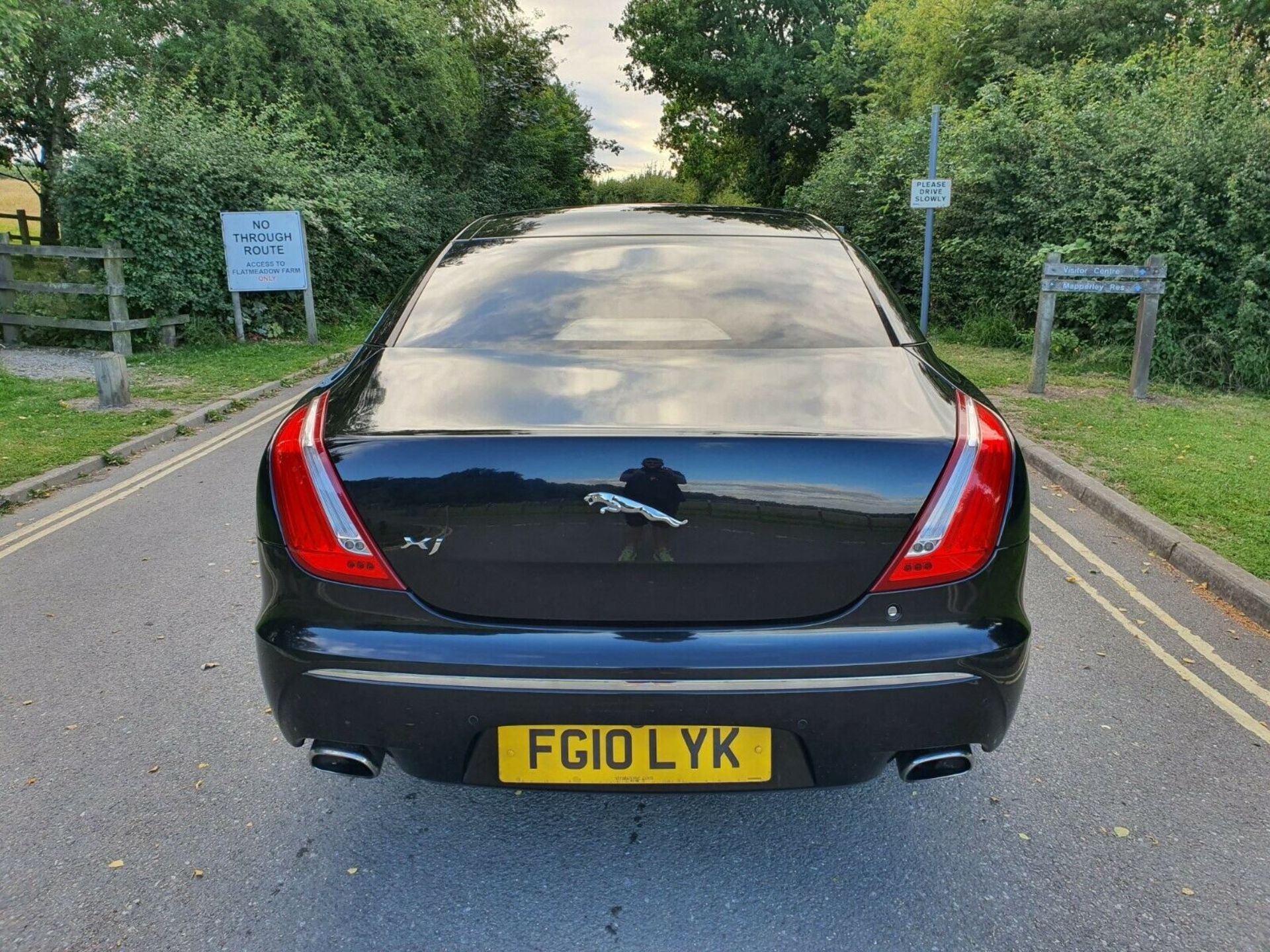 2010/10 REG JAGUAR XJ PREMIUM LUXURY V6 DIESEL AUTOMATIC BLACK 4 DOOR SALOON *NO VAT* - Image 6 of 12