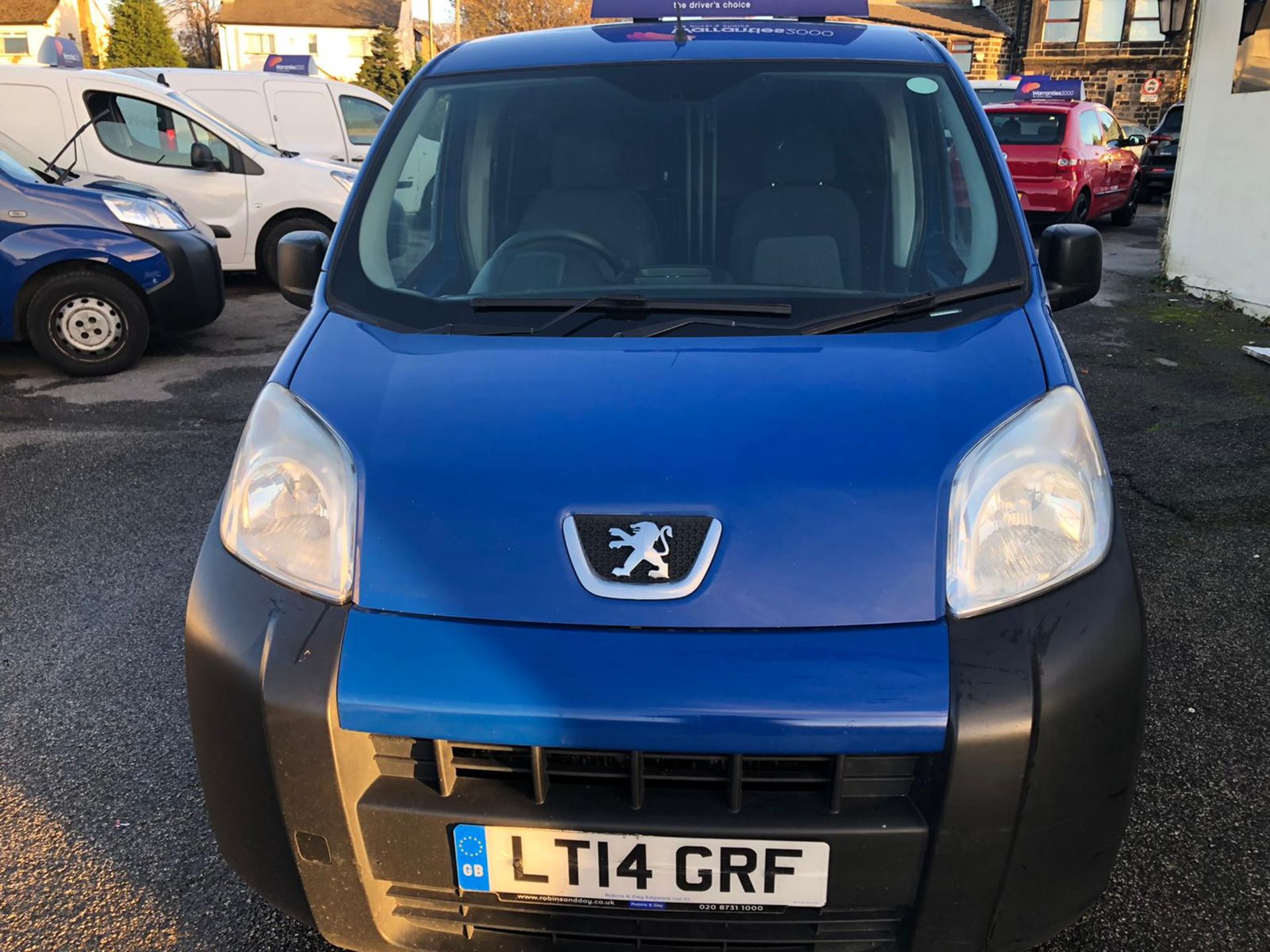 2014/14 REG PEUGEOT BIPPER S HDI 1.25 DIESEL BLUE PANEL VAN, SHOWING 0 FORMER KEEPERS *PLUS VAT* - Image 2 of 10