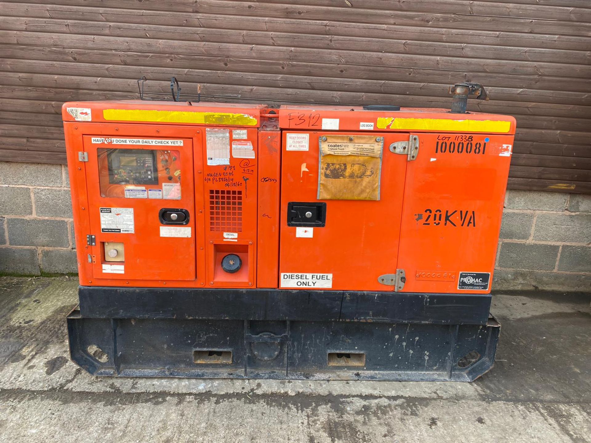 POWERLINK GMS20KA 20KVA SILENT DIESEL GENERATOR *PLUS VAT*