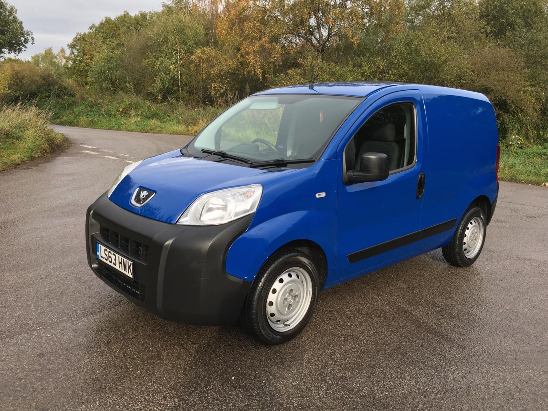 2013/63 REG PEUGEOT BIPPER S HDI 1.25 DIESEL BLUE PANEL VAN, SHOWING 2 FORMER KEEPERS *NO VAT* - Image 2 of 10