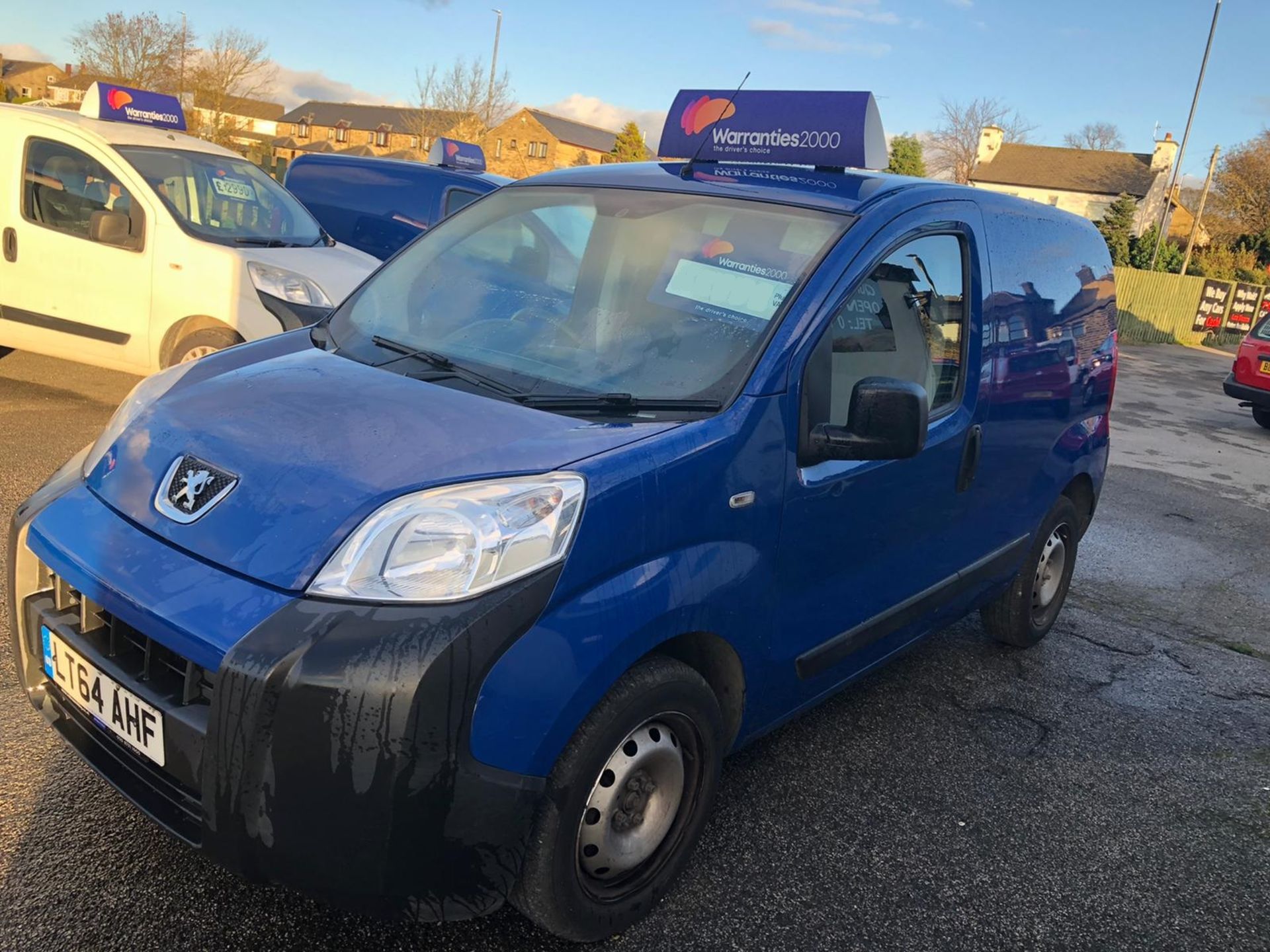 2014/64 REG PEUGEOT BIPPER S HDI 1.25 DIESEL BLUE PANEL VAN, SHOWING 0 FORMER KEEPERS *PLUS VAT* - Image 3 of 10