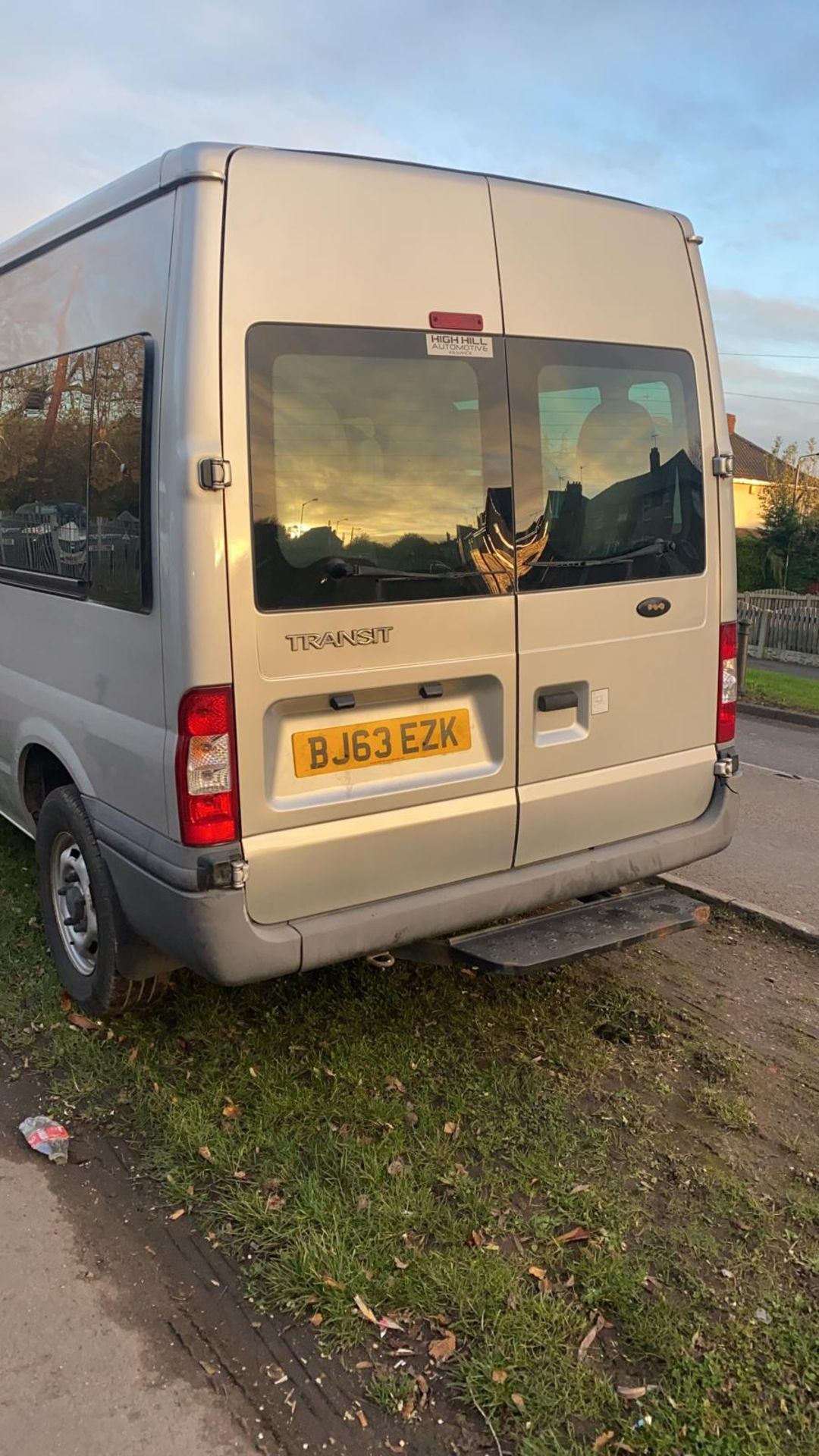 2013/63 REG FORD TRANSIT 135 T350 RWD 2.2 DIESEL SILVER MINIBUS, SHOWING 2 FORMER KEEPERS *NO VAT* - Image 3 of 13