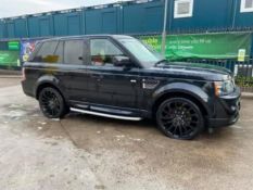 2011/61 REG LAND ROVER RANGE ROVER SPORT AUTOBIOGRAPHY SPORT SDV6 3.0 AUTOMATIC BLACK *NO VAT*