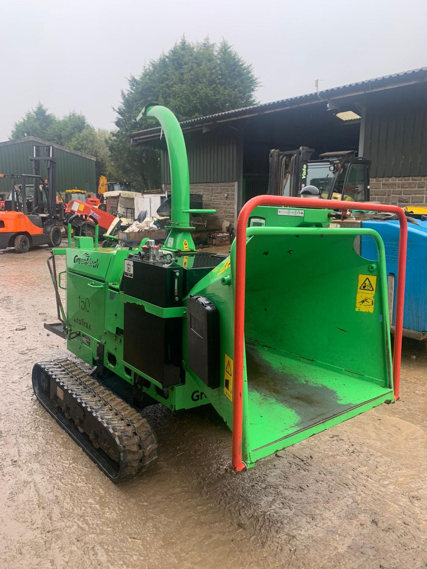 2014 GREENMECH ARB TRACK 150-35 STAND ON / WALK BEHIND WOOD CHIPPER, RUNS, DRIVES & CHIPS *PLUS VAT* - Image 3 of 5