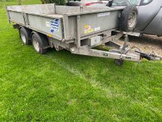 2018 IFOR WILLIAMS TT3621 TIPPING TRAILER, TOWS VERY WELL, EXCELLENT TYRES, ALL ROUND LED LIGHTS