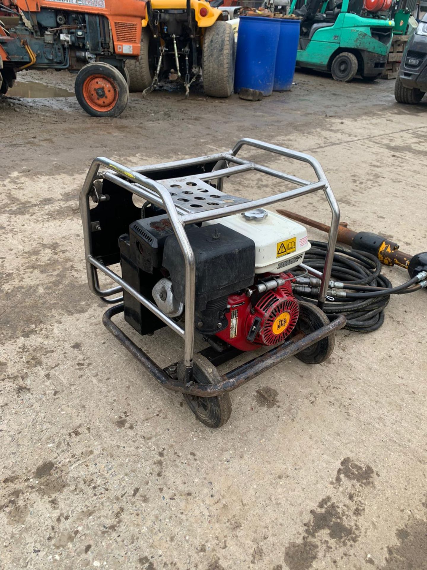 2018 JCB BEAVER PACK, HONDA GX240 PETROL ENGINE, RUNS AND WORKS, LOW VIBRATION GUN, HM25LV *NO VAT* - Image 5 of 6