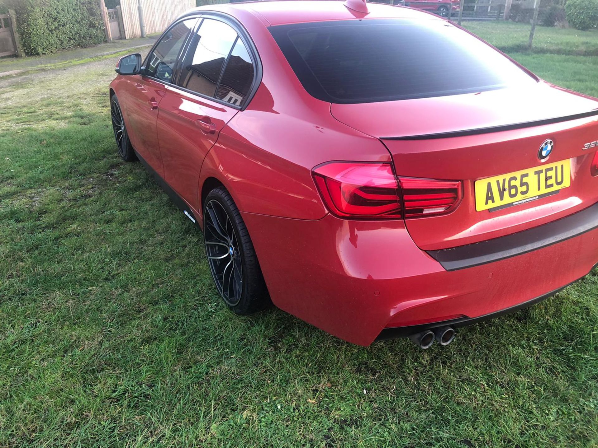 2015/65 REG BMW 320D ED SPORT, 2.0 DIESEL RED 4 DOOR SALOON, SHOWING 1 FORMER KEEEPR *NO VAT* - Image 4 of 20