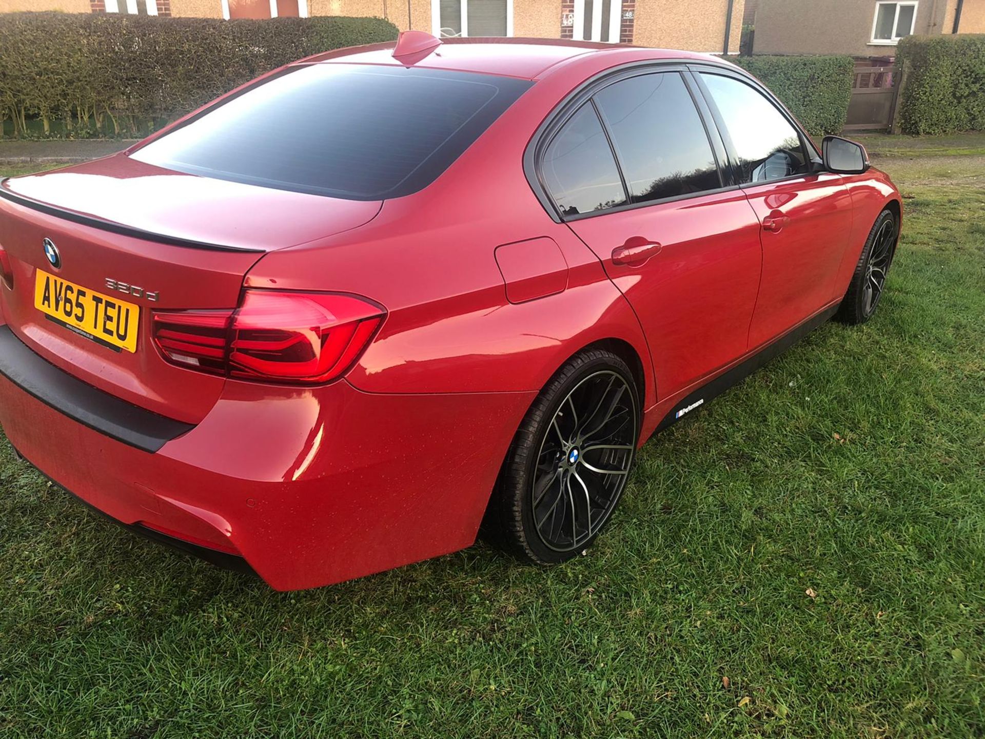 2015/65 REG BMW 320D ED SPORT, 2.0 DIESEL RED 4 DOOR SALOON, SHOWING 1 FORMER KEEEPR *NO VAT* - Image 5 of 20