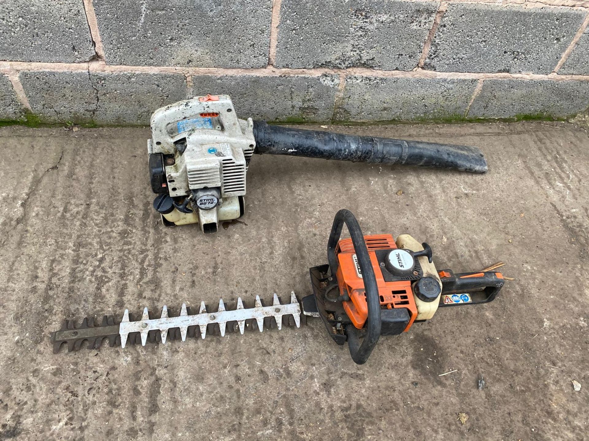 STIHL HEDGE CUTTER & BLOWER *PLUS VAT* - Image 2 of 2