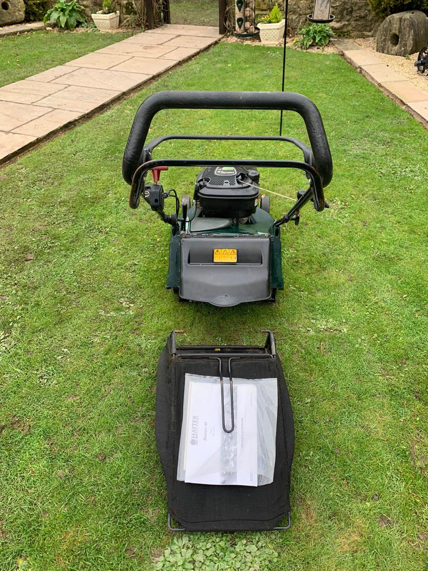 HAYTER HARRIER 48 AUTO DRIVE MOWER WITH ROLLER, RUNS, DRIVES AND CUTS, SELF PROPELLED *NO VAT* - Image 4 of 4