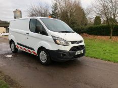 2014/14 REG FORD TRANSIT CUSTOM 290 ECO-TECH 2.2 DIESEL PANEL VAN, SHOWING 1 FORMER KEEPER *PLUS VAT