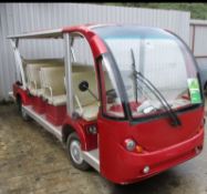 RARE ELECTRIC 14 SEATER SHUTTLE BUS WITH GEARS - WORKS - NOT FOR ROAD USE *NO VAT*