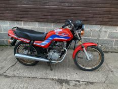 1995 HONDA CG125BR-K MOTORCYCLE, PETROL, MILEAGE: 30,335, HPI CLEAR *NO VAT*