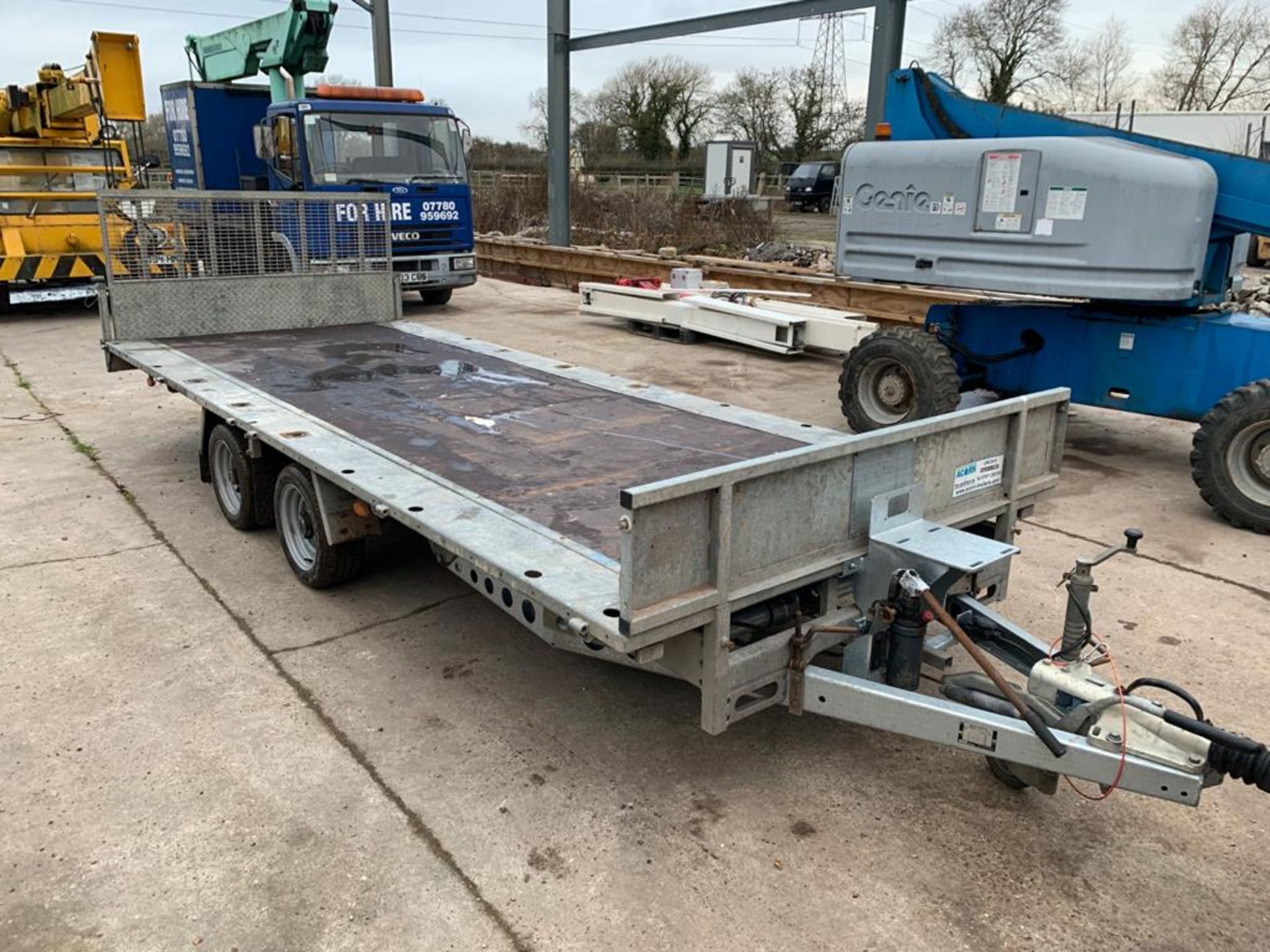 TWIN AXLE TILT BED TRAILER - 16 X 6' 6" *NO VAT* - Image 2 of 4