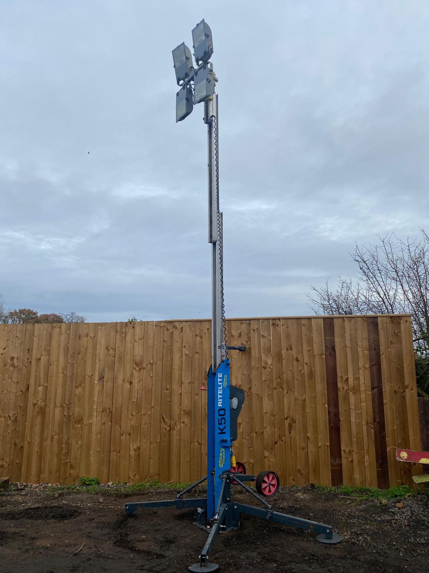 K50 Ritelite lights tower, Portable, 110V, Direct from HSS Hire *PLUS VAT*