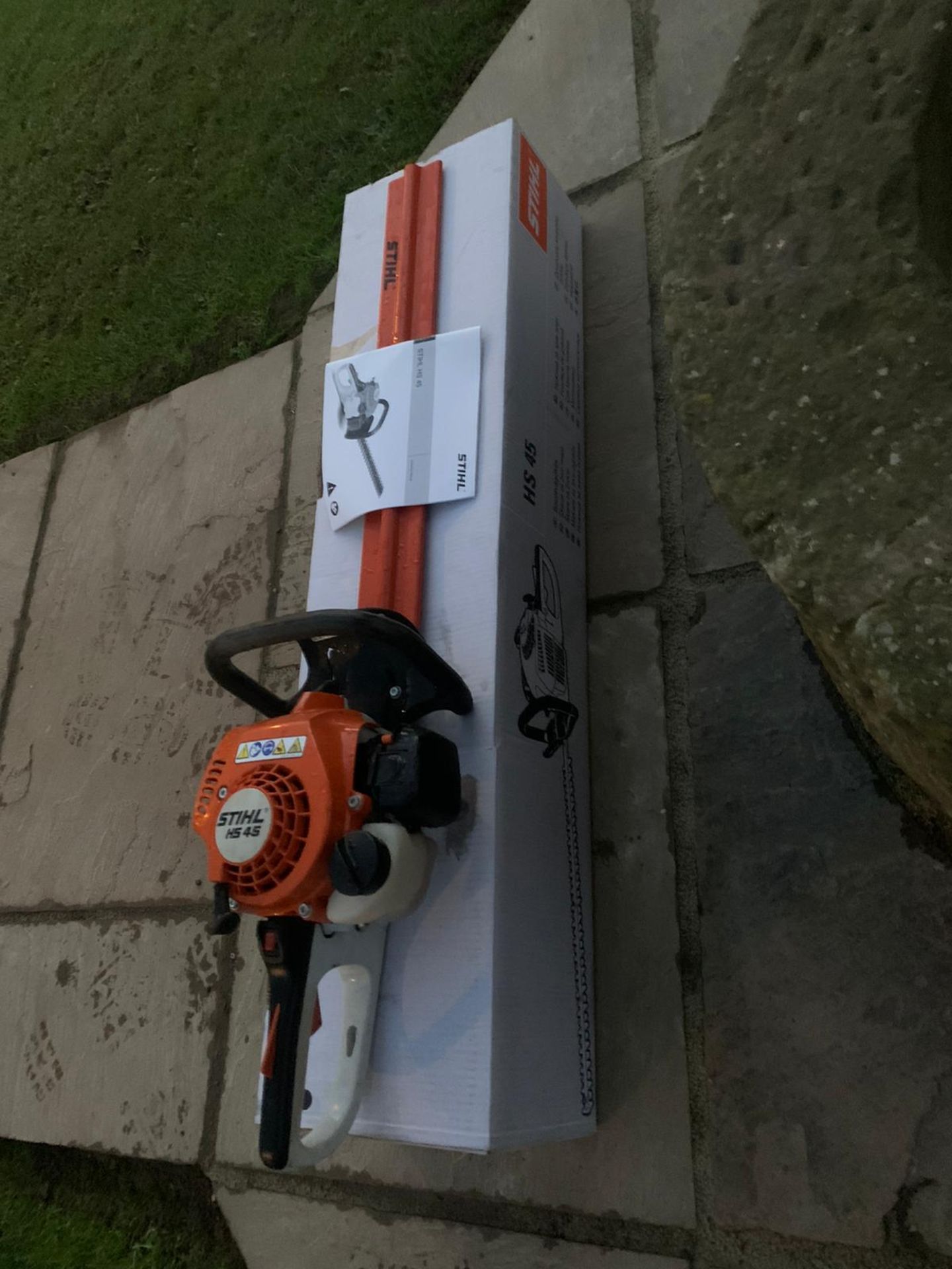 STIHL HS45 HEDGE CUTTER, BOUGHT BRAND NEW THIS YEAR, EX DEMO CONDITION *NO VAT*