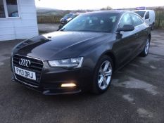 2013/13 REG AUDI A5 SE TECHNIK TDI CVT 2.0 DIESEL AUTO GREY, SHOWING 2 FORMER KEEPERS *NO VAT*