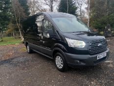 2017/67 REG FORD TRANSIT 350 2.0 DIESEL BLACK PANEL VAN, SHOWING 0 FORMER KEEPERS *PLUS VAT*