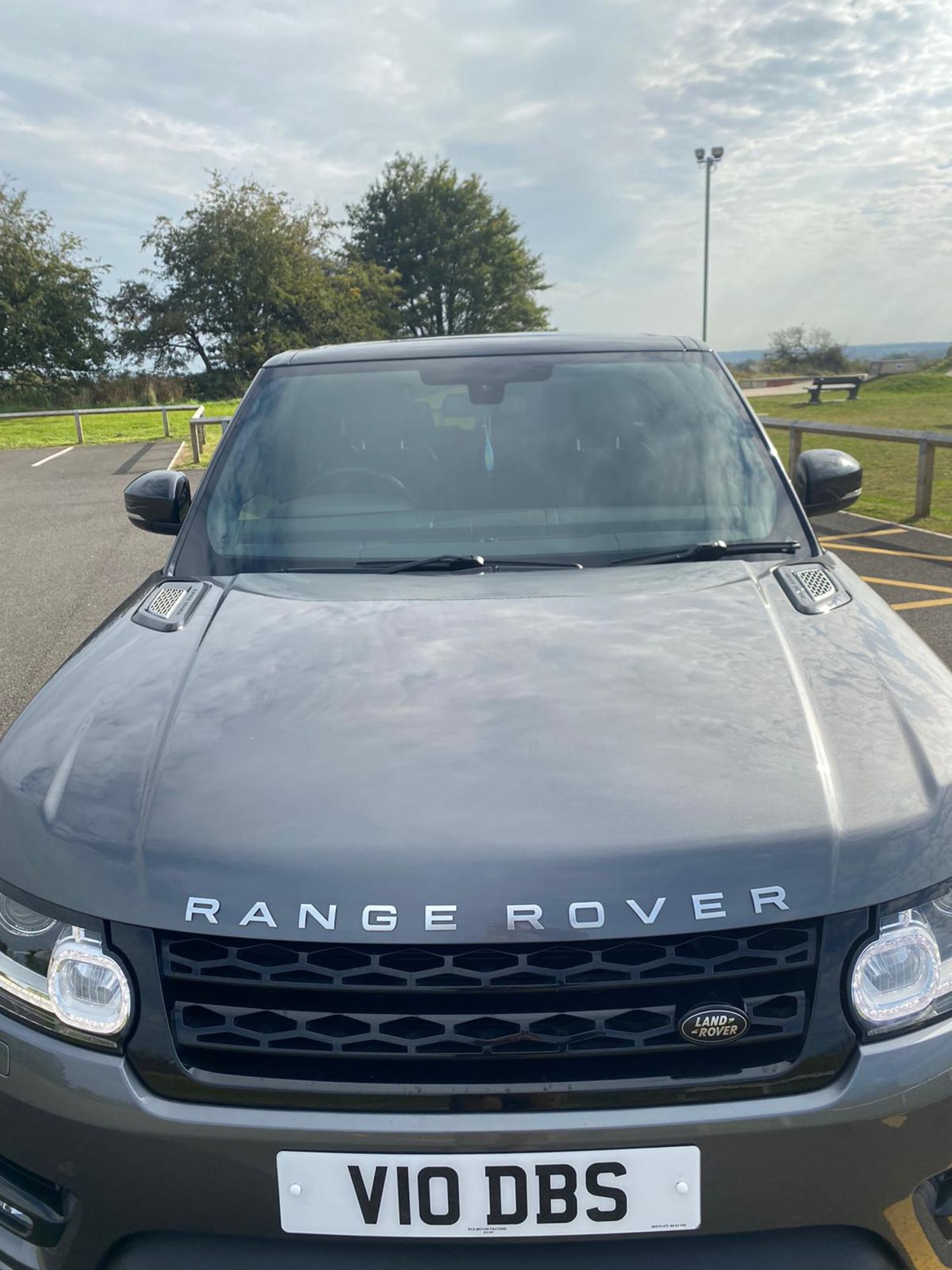 2013/13 REG LAND ROVER RANGE ROVER SPORT AUTOBIOGRAPHY 5.0L V8 SUPERCHARGED PETROL GREY - FSH! - Image 3 of 15