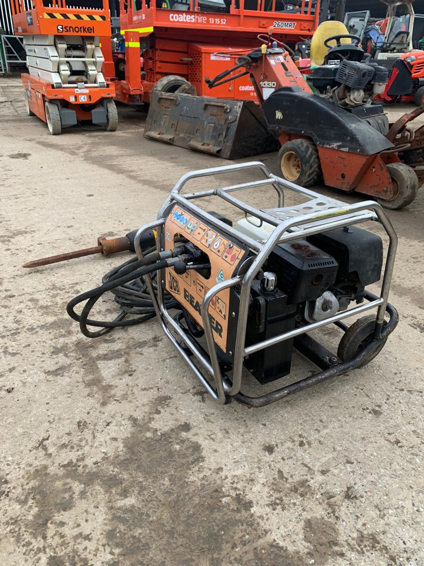 2018 JCB BEAVER PACK, HONDA GX240 PETROL ENGINE, RUNS AND WORKS, LOW VIBRATION GUN, HM25LV *NO VAT* - Image 4 of 6