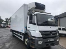 2013/63 REG MERCEDES-BENZ AXOR ATEGO 1824L DAY WHITE FRIDGE BOX TAIL LIFT AIR SUSPENSION *PLUS VAT*