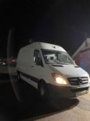 2008/58 REG MERCEDES SPRINTER 313 CDI MWB 2.2 DIESEL PANEL VAN, SHOWING 2 FORMER KEEPERS *NO VAT*