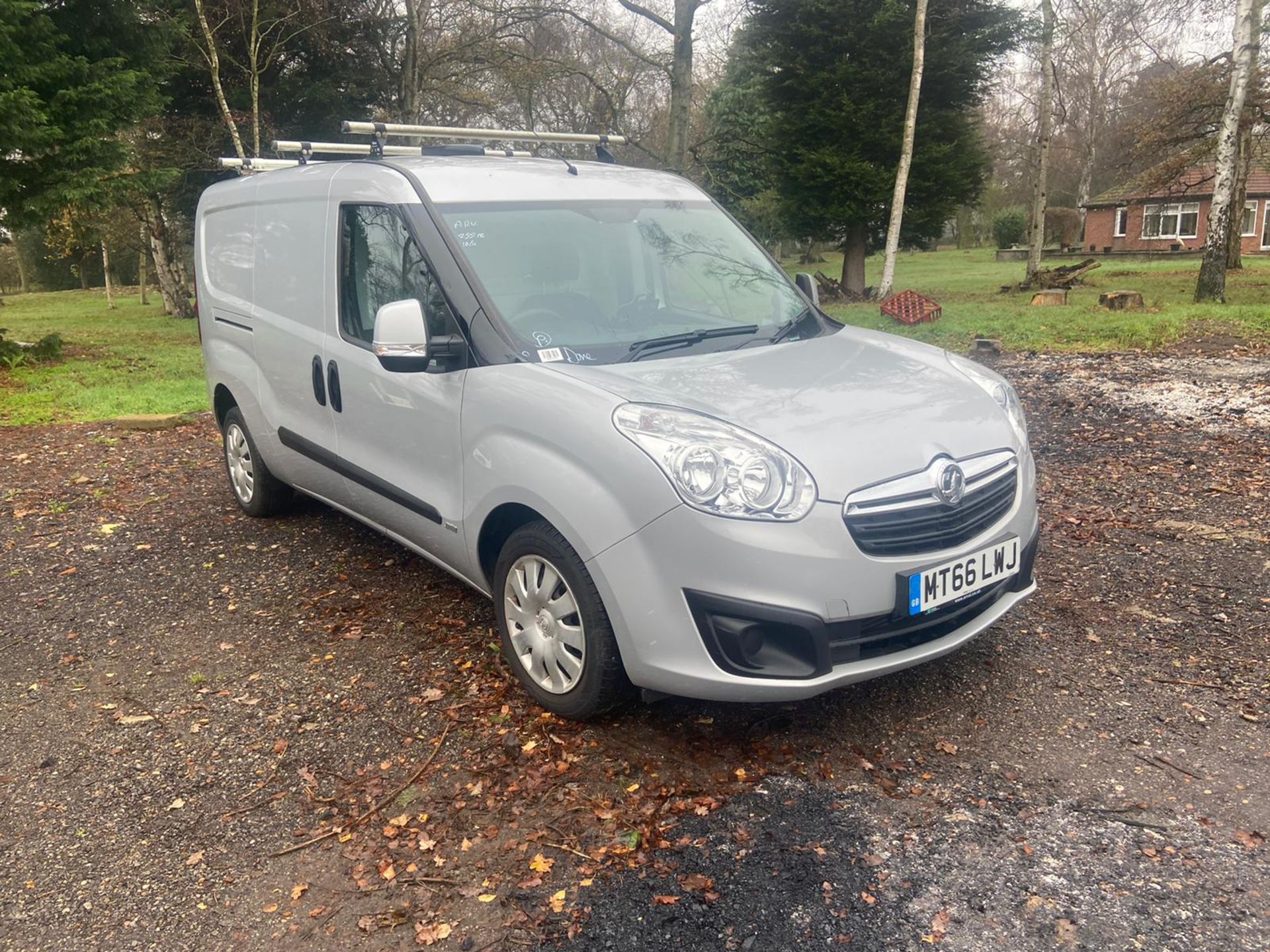 2016/66 REG VAUXHALL COMBO 2300 SPORT CDTI ECO 1.25 DIESEL SILVER PANEL VAN, SHOWING 0 FORMER KEEPER