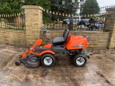 HUSQVARNA R13C RIDE ON LAWN MOWER, RUNS, DRIVES AND CUTS, CLEAN MACHINE, GOOD MOWER *NO VAT*