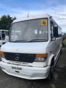 2001/51 REG MERCEDES CVS VARIO 614D VAN DAY MINIBUS WHITE, SHOWING 3 FORMER KEEPERS *PLUS VAT*